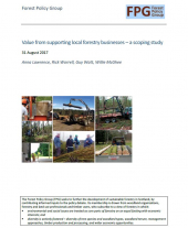 Value from Supporting Local Forestry Businesses: A Scoping Study